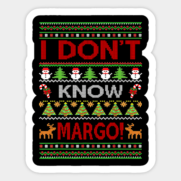 Christmas Vacation Todd & Margo - Christmas Vacation Sticker by Bagshaw Gravity